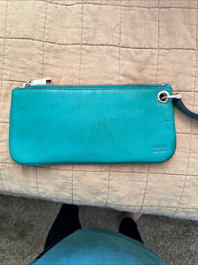 Hobo Wristlet Clutch in Blue